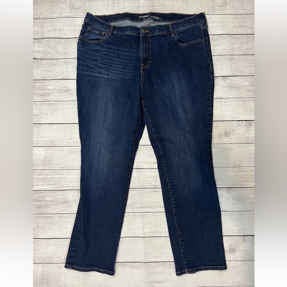 COPY - Old Navy Original Mid Rise Jeans Dark Wash Jeans Size 18 Short